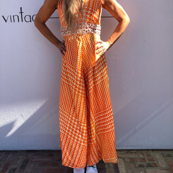 🔺SOLD🔺Vintage palazzo pant 60s jumpsuit - Picture 5 of 7